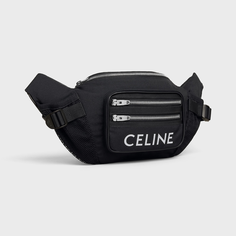 marsupio trekking in nylon con stampa celine