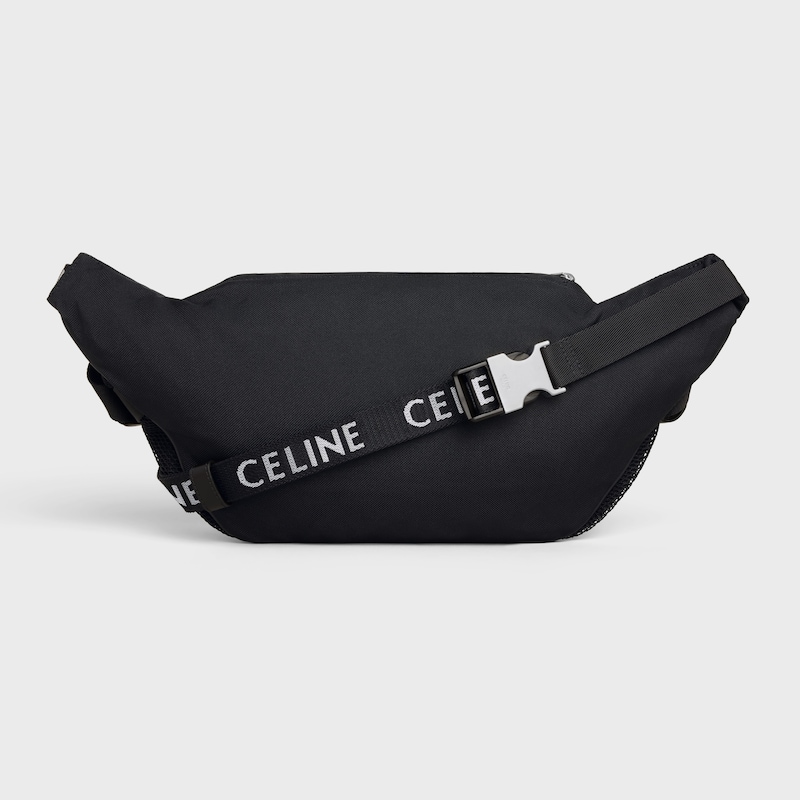marsupio trekking in nylon con stampa celine