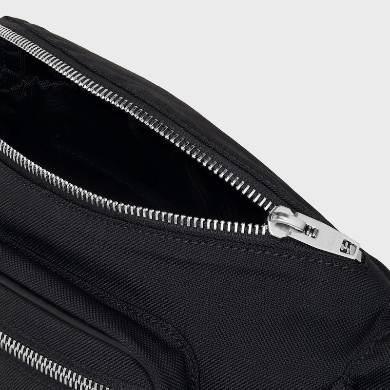 marsupio trekking in nylon con stampa celine