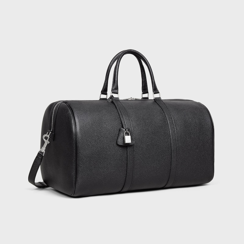 borsa da viaggio grande in vitello granulato