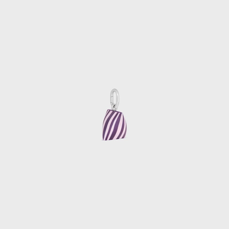 celine charms berlingot in resina e ottone con finitura rodio