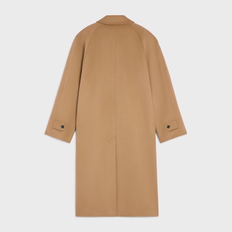 cappotto impermeabile in panno di lana