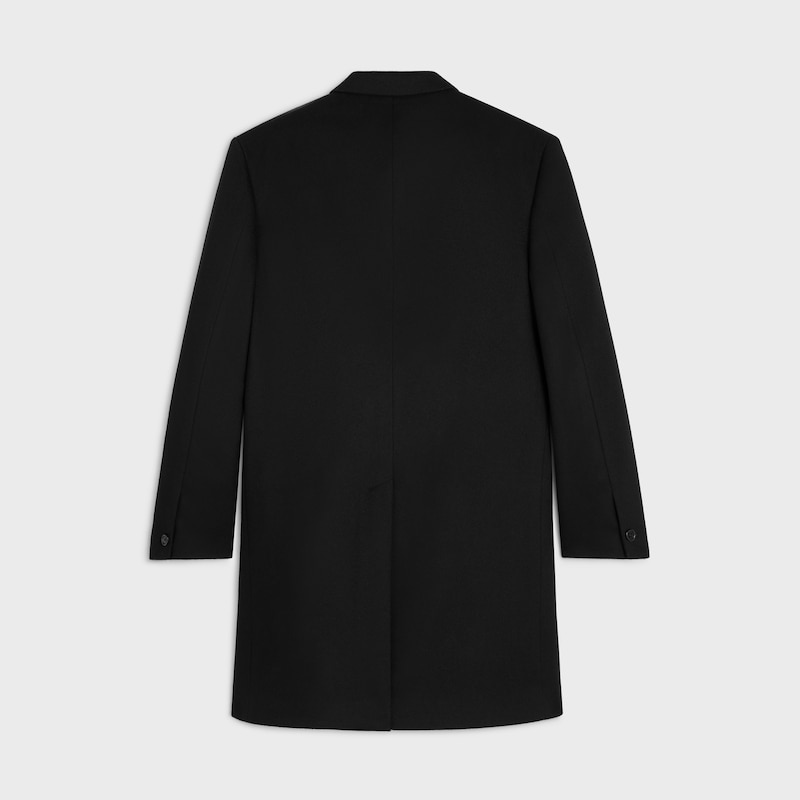 cappotto doppio petto in panno di lana