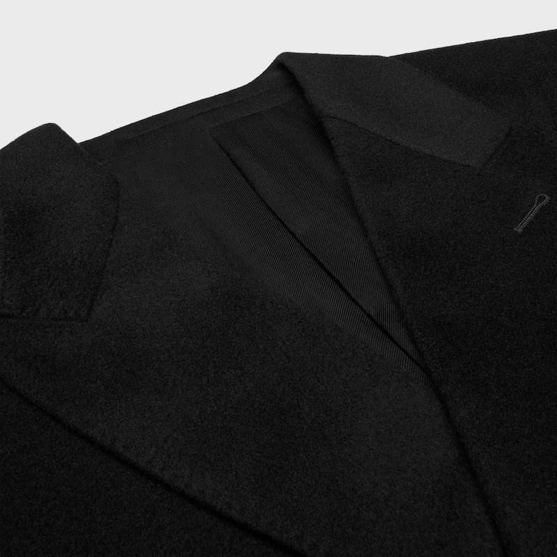 cappotto doppio petto in panno di lana