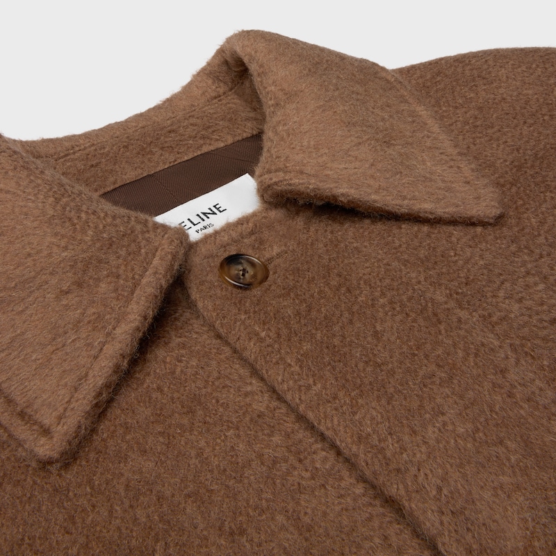 giacca in cashmere double-face e cammello