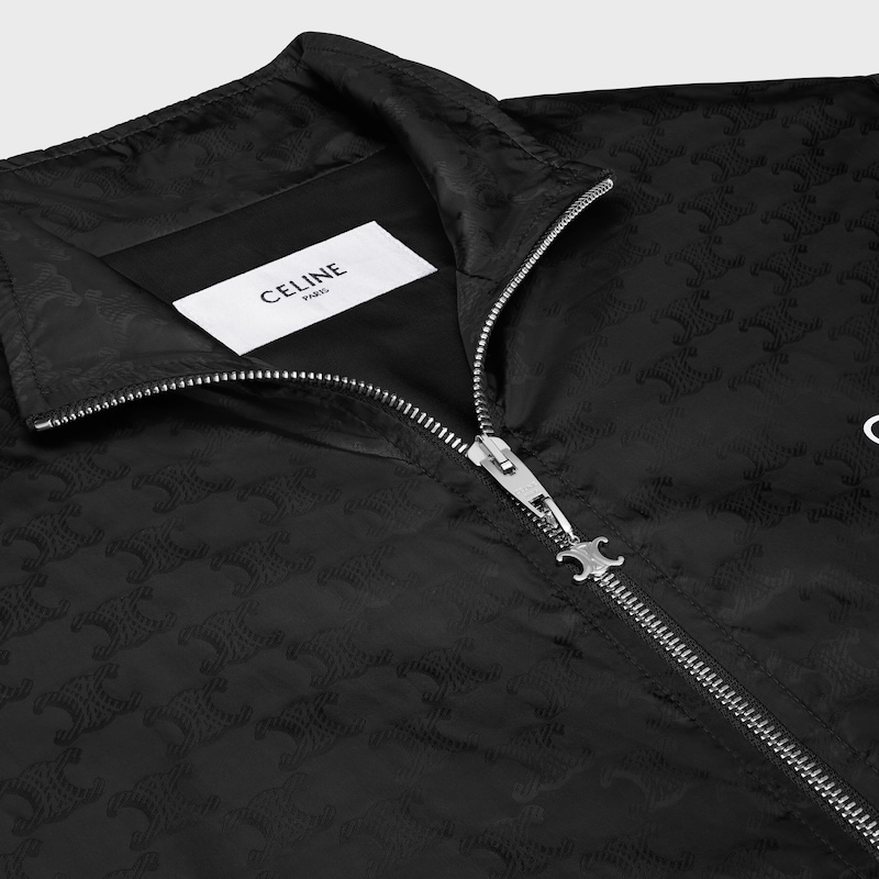 giacca blouson celine in nylon monogramma