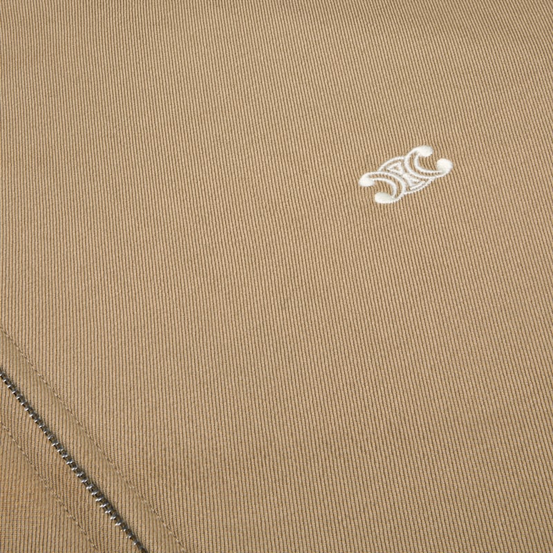 blouson in gabardine di cotone e lana