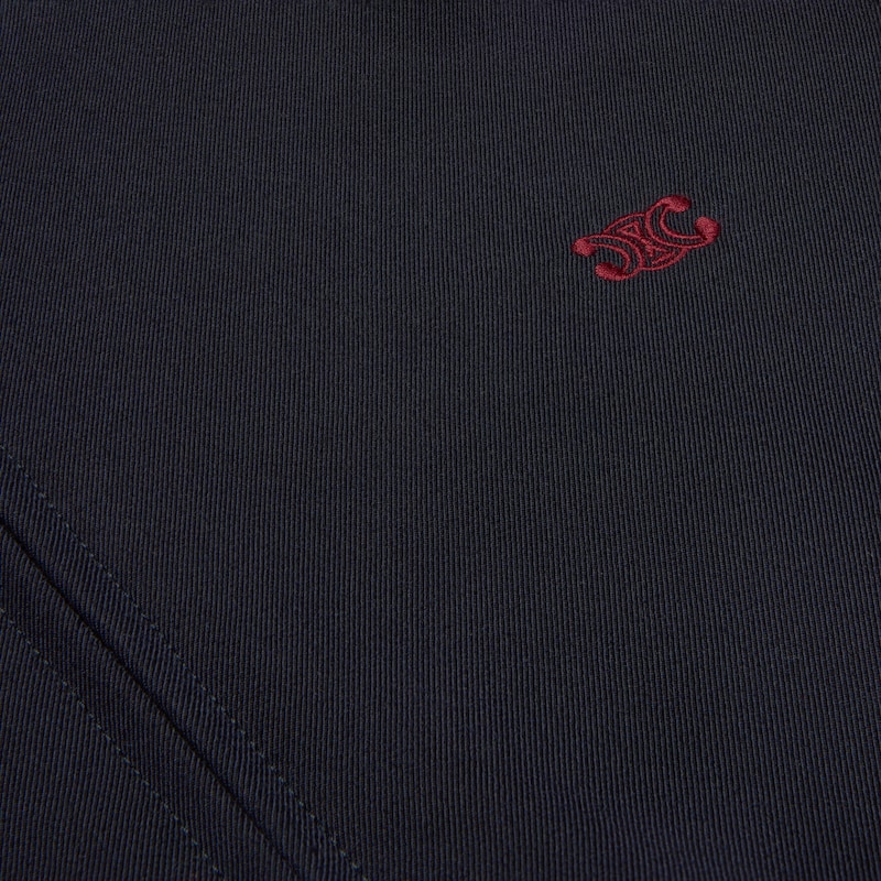 blouson in gabardine di cotone e lana