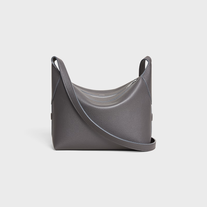 borsa a tracolla harry in pelle di vitello martellata