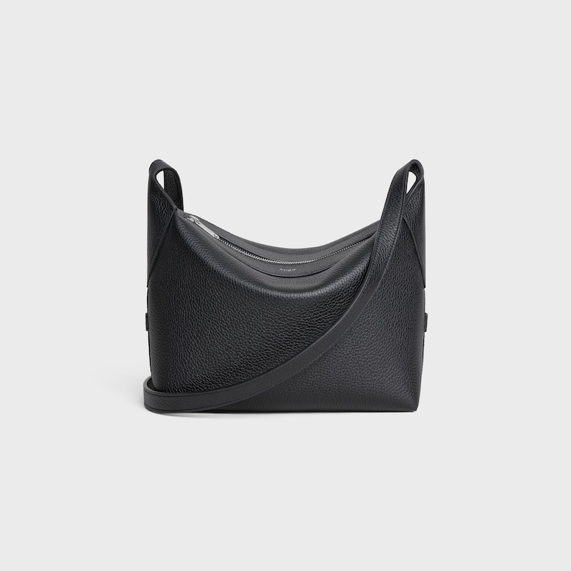 borsa a tracolla harry in pelle di vitello martellata