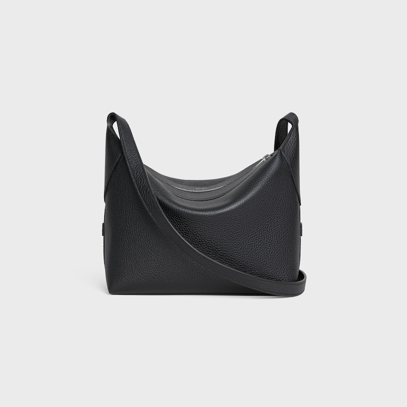 borsa a tracolla harry in pelle di vitello martellata
