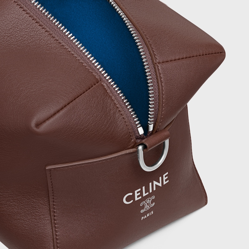 borsa messenger da asporto in pelle di vitello liscia