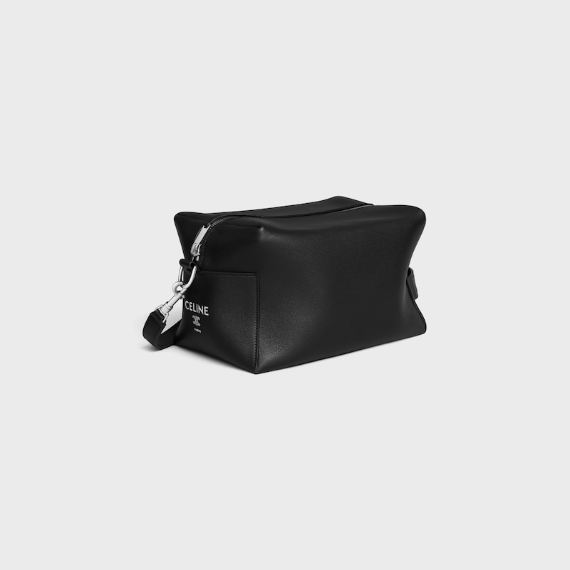 borsa messenger da asporto in pelle di vitello liscia