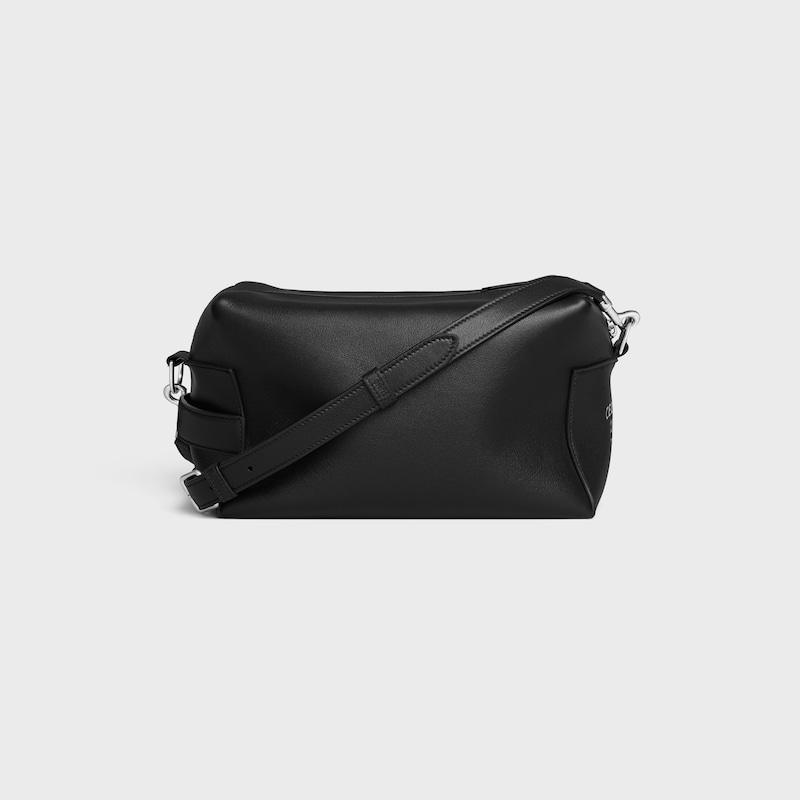 borsa messenger da asporto in pelle di vitello liscia