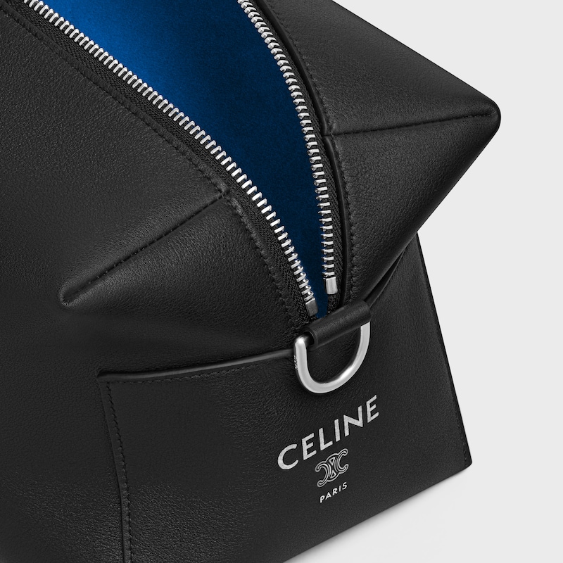 borsa messenger da asporto in pelle di vitello liscia