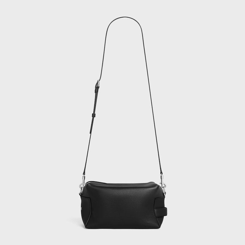 borsa messenger da asporto in pelle di vitello liscia