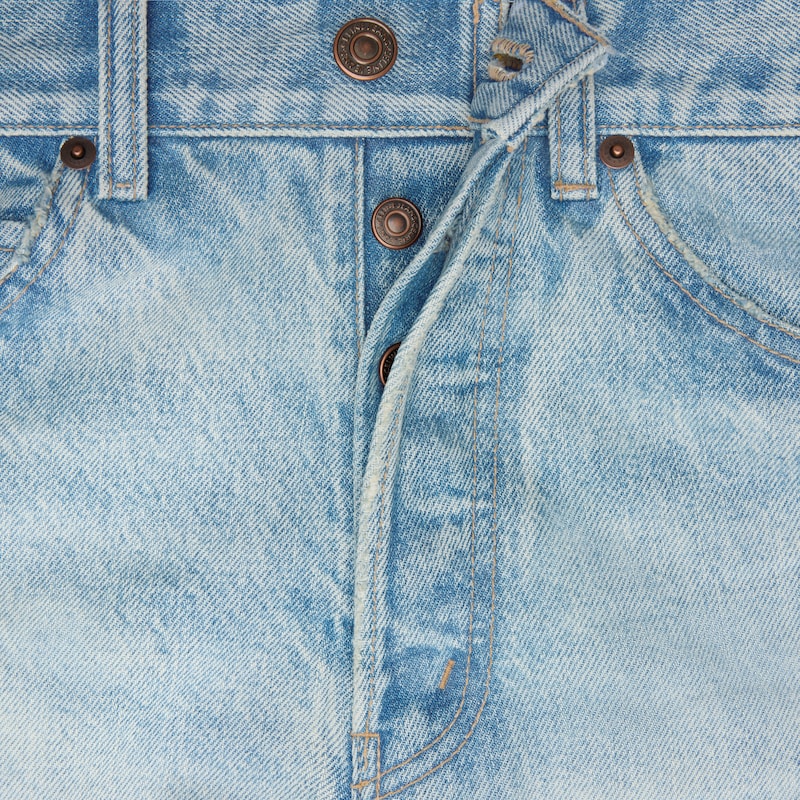 jeans kurt in denim di cotone