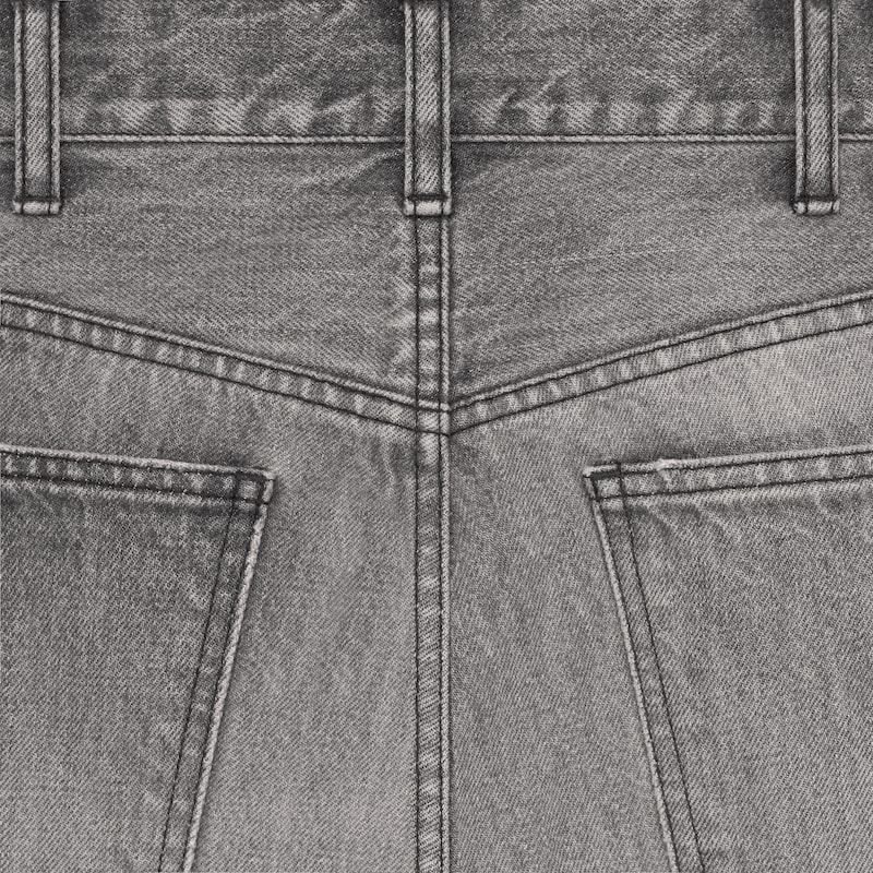 jeans wesley in denim di cotone
