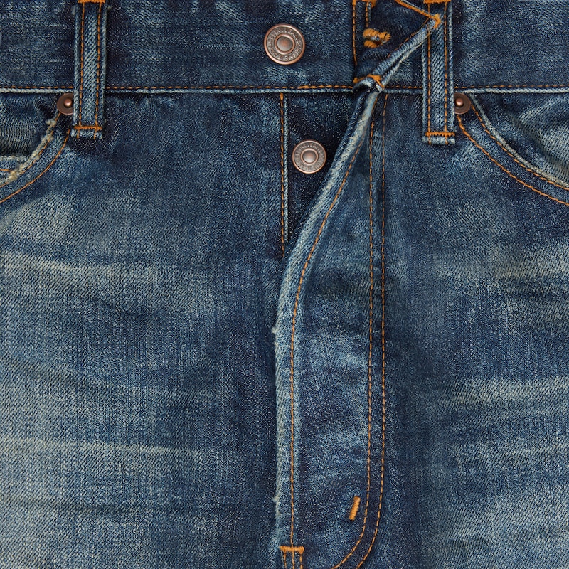 jeans wesley in denim di cotone