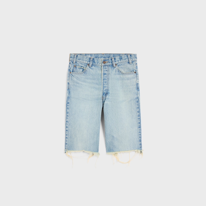 bermudas in cotone denim