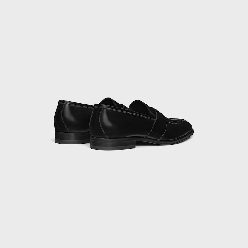mocassino celine malaquais penny triomphe in toro lucido