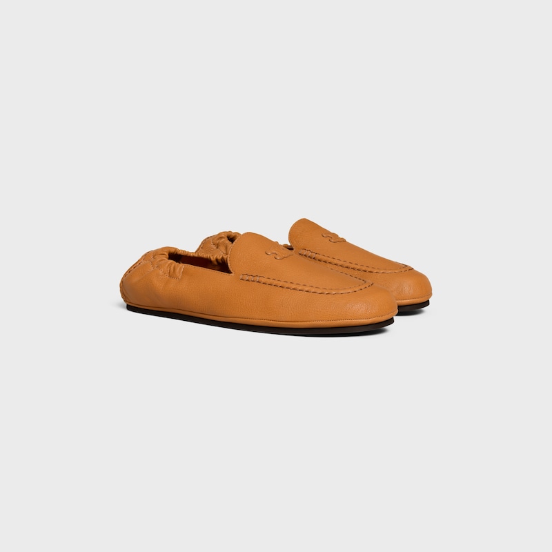 mocassino celine adam con triomphe in pelle di capra