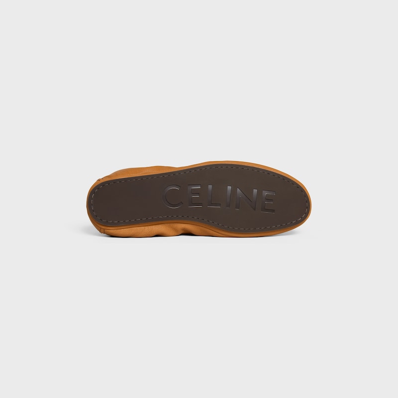 mocassino celine adam con triomphe in pelle di capra