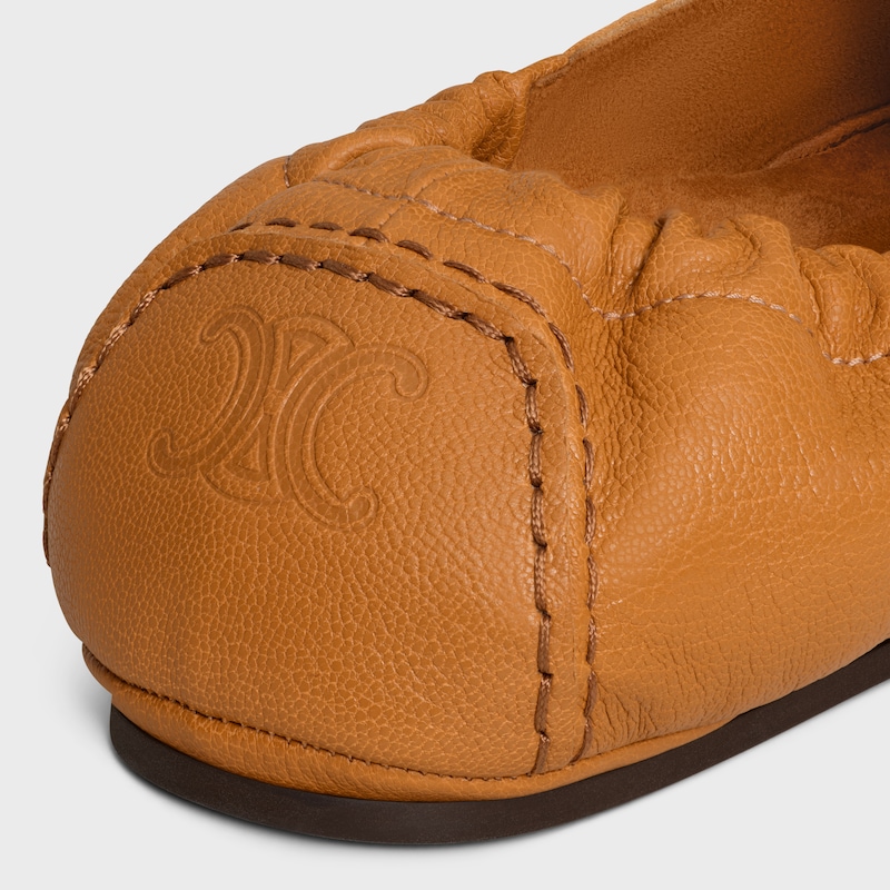 mocassino celine adam con triomphe in pelle di capra