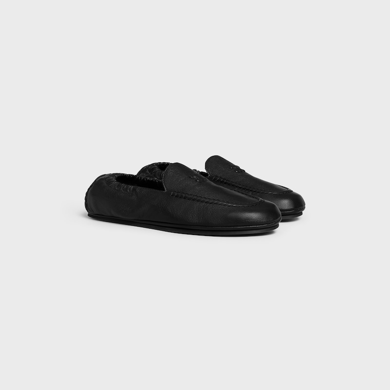 mocassino celine adam con triomphe in pelle di capra
