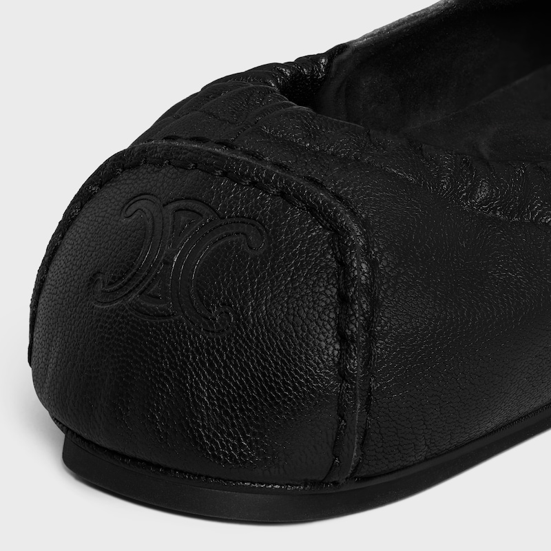 mocassino celine adam con triomphe in pelle di capra