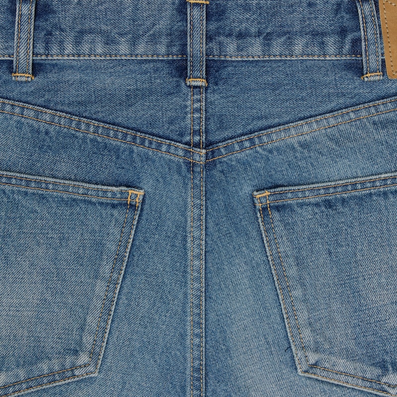 jeans lou in denim di cotone