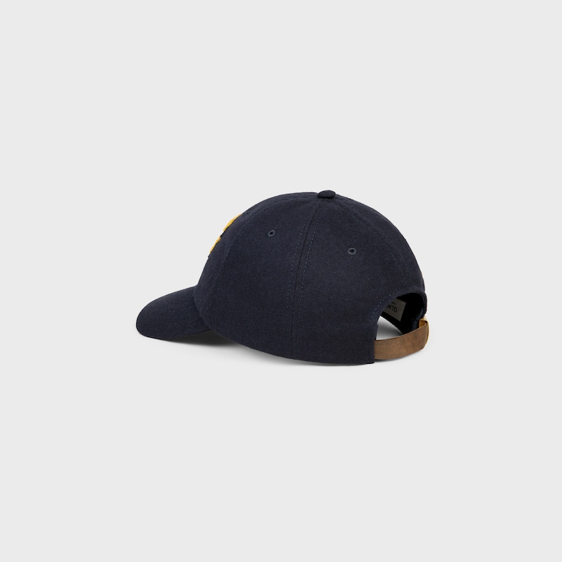 16 cappellino da baseball in flanella di lana