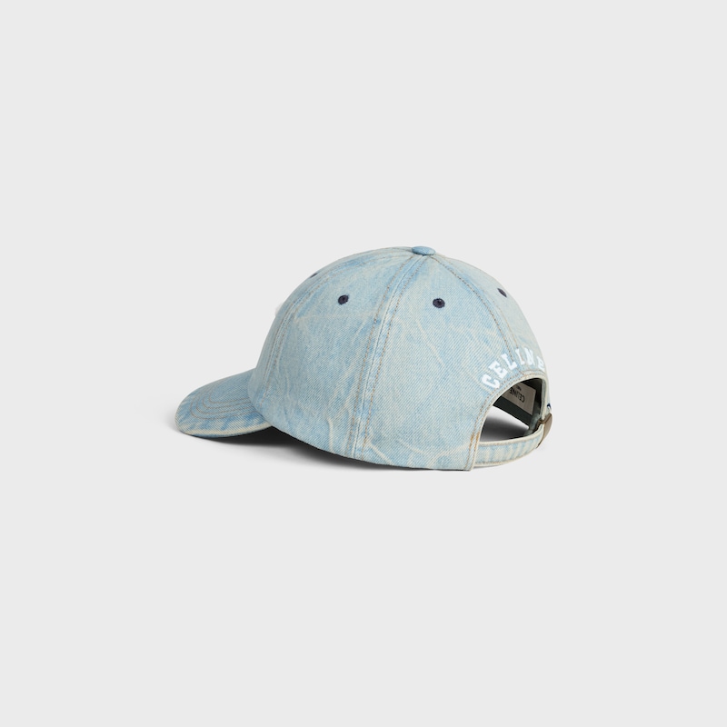 berretto triomphe in denim di cotone