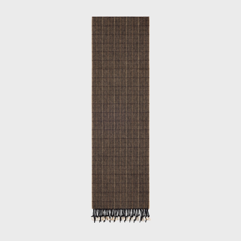 sciarpa in cashmere a quadri