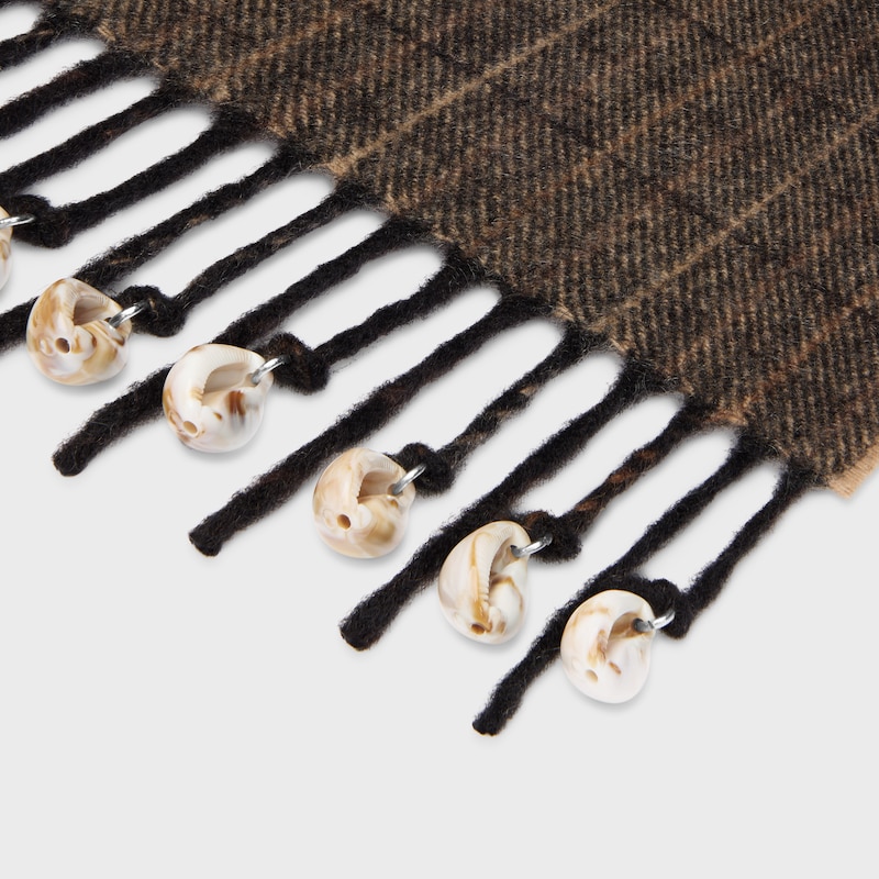 sciarpa in cashmere a quadri