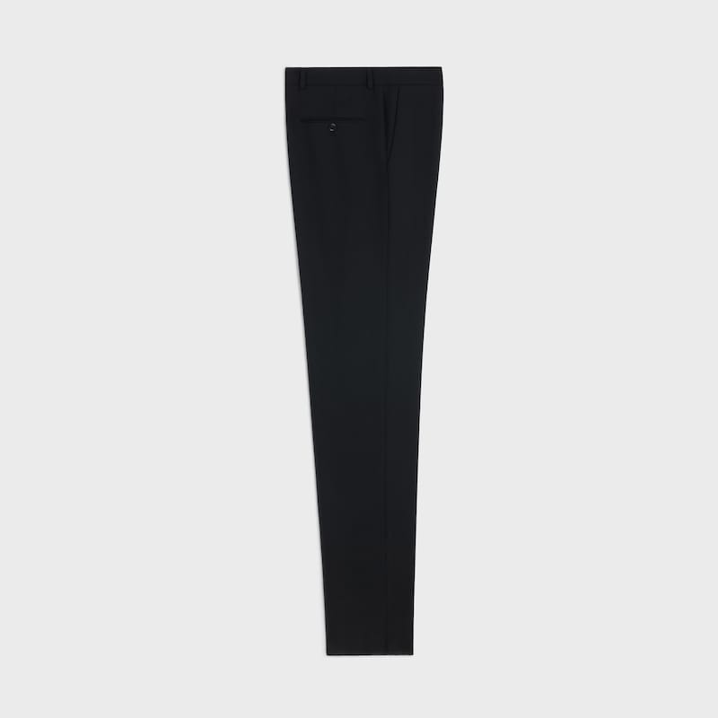 pantaloni classici in gabardine di lana