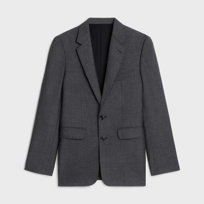 giacca classica in lana leggera