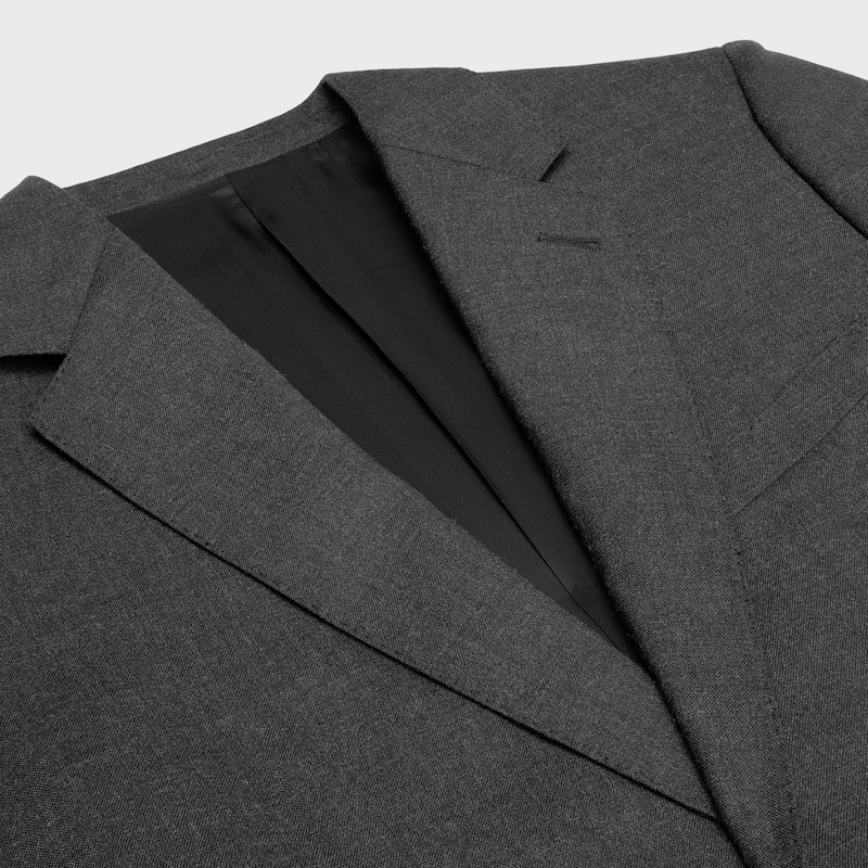 giacca classica in lana leggera