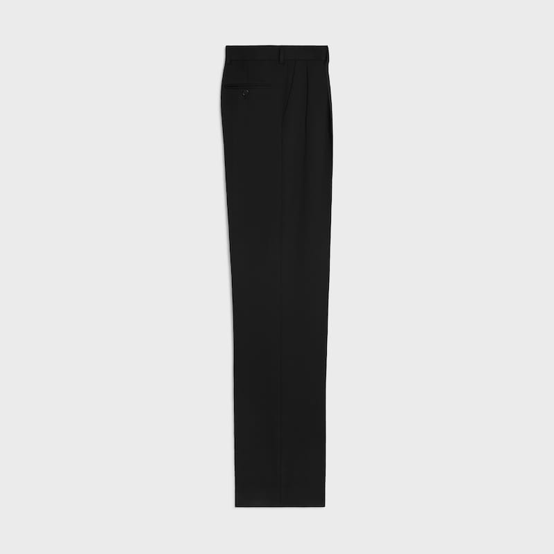 pantaloni jazz in lana diagonale