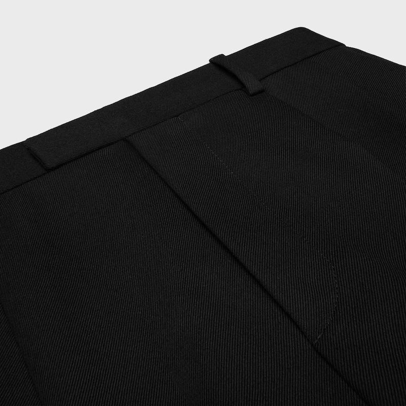 pantaloni jazz in lana diagonale