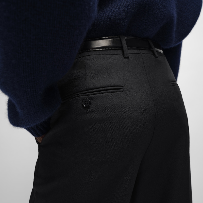 pantaloni ethan in lana mohair