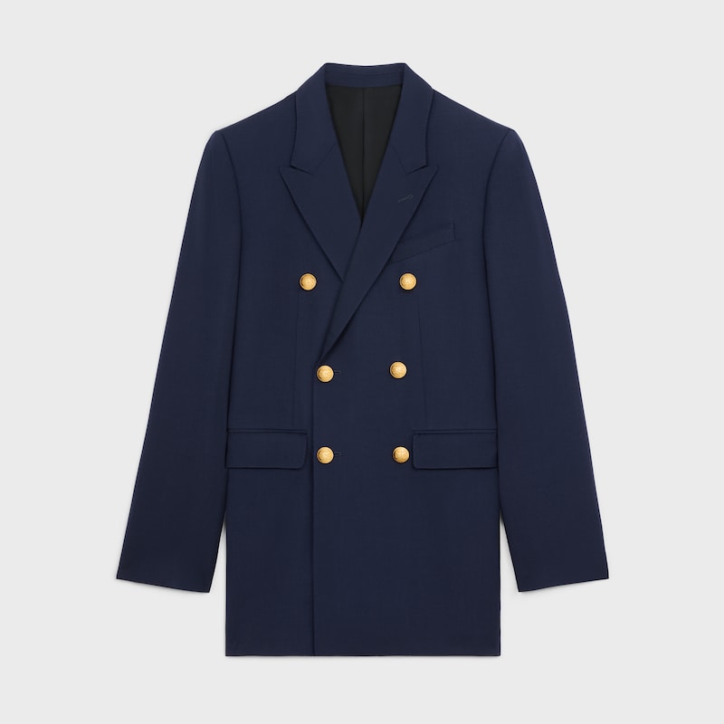 giacca camden in gabardine di lana