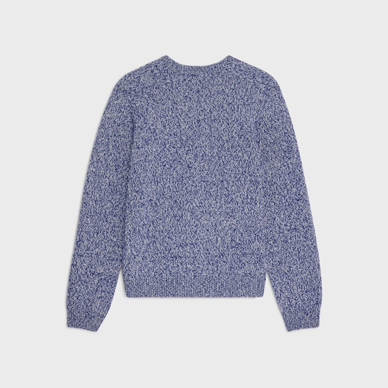 maglione girocollo in lana e cashmere