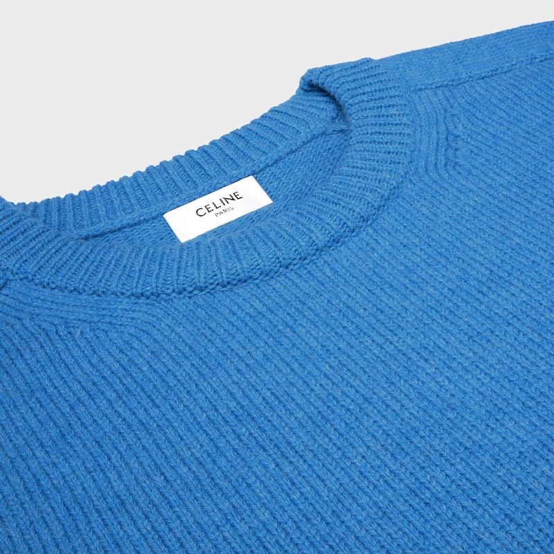 maglione girocollo in lana e cashmere