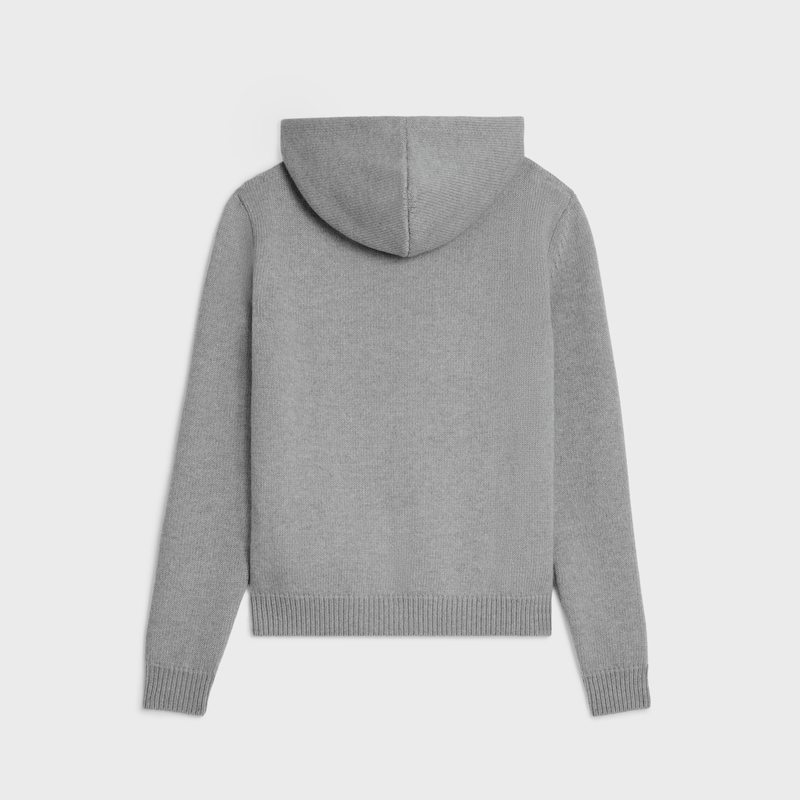maglione con cappuccio triomphe in lana e cashmere
