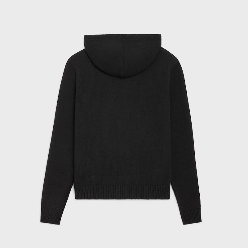 maglione con cappuccio triomphe in lana e cashmere
