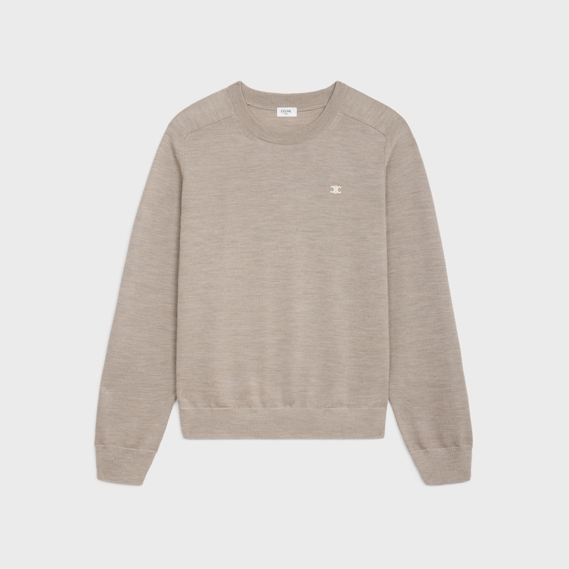maglione girocollo in lana