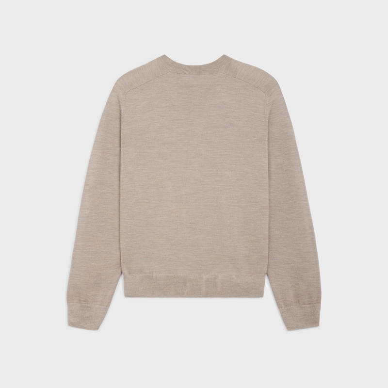 maglione girocollo in lana
