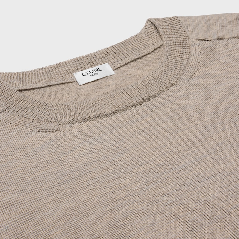 maglione girocollo in lana