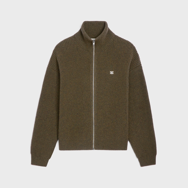 maglione da camionista trionfale in lana a coste
